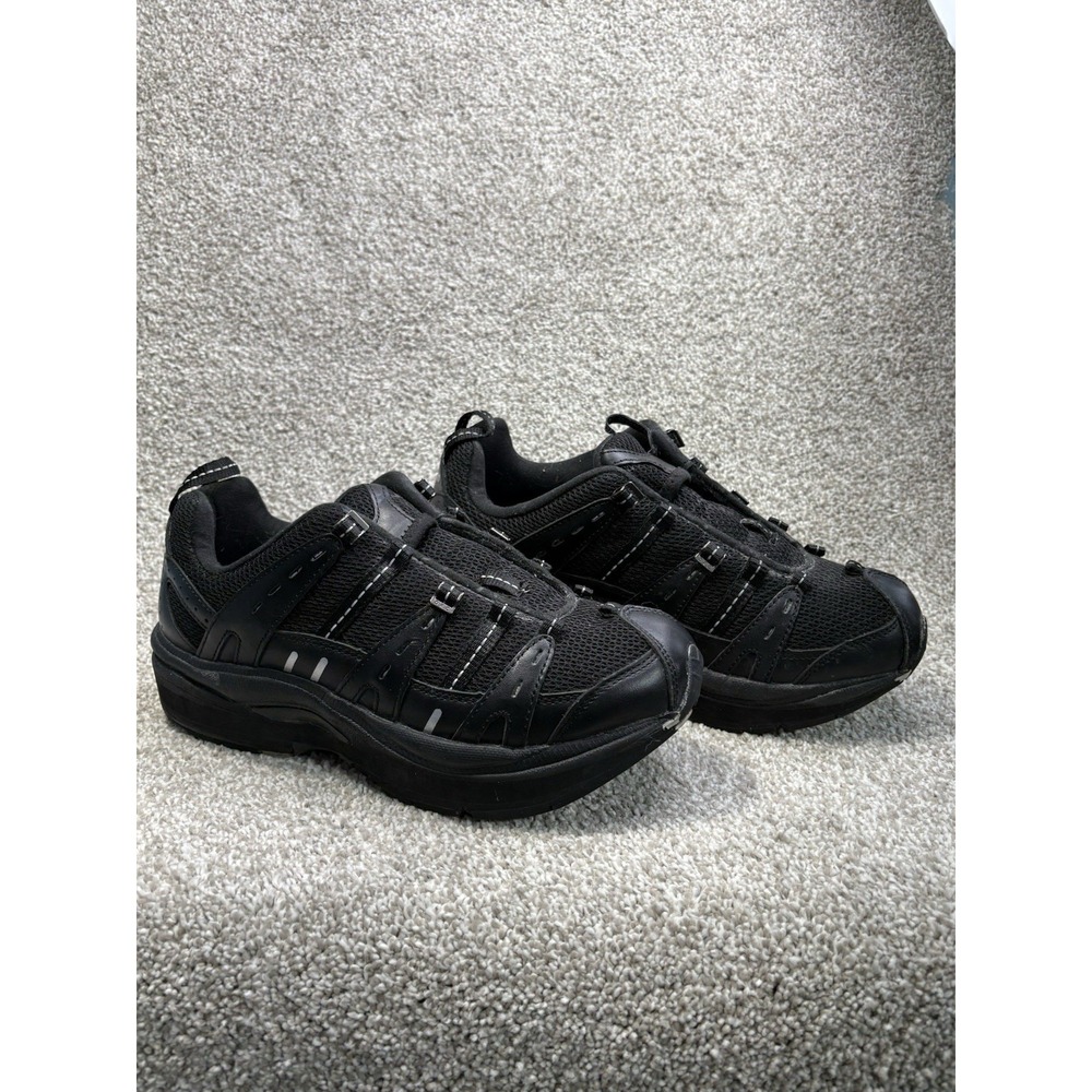 Dr. Comfort DRC Men's 9.5 Black Diabetic Orthopedic‎ Walking Shoes Extra Depth